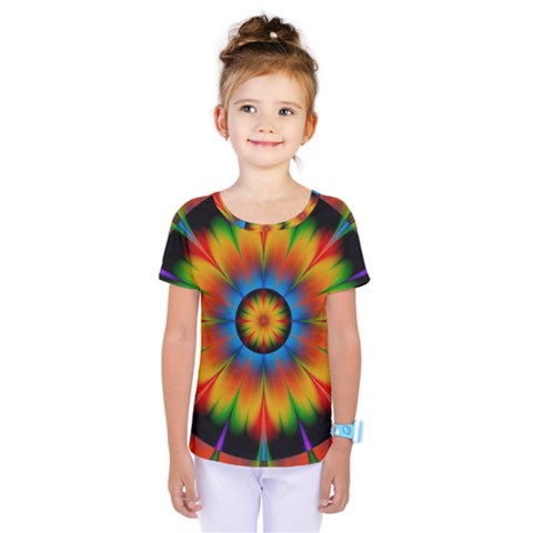 Abstract Digital Art Artwork Kids  One Piece Tee by Pakrebo
