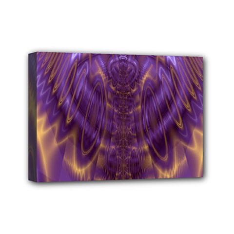 Abstract Art Artwork Fractal Design Mini Canvas 7  X 5  (stretched) by Pakrebo