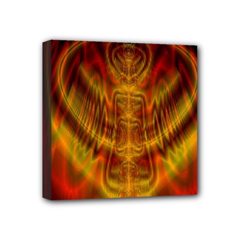 Abstract Art Artwork Fractal Design Mini Canvas 4  X 4  (stretched) by Pakrebo