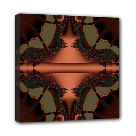 Art Fractal Artwork Creative Mini Canvas 8  X 8  (stretched) by Pakrebo
