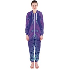 Design Art Digital Art Artwork Hooded Jumpsuit (ladies)  by Pakrebo