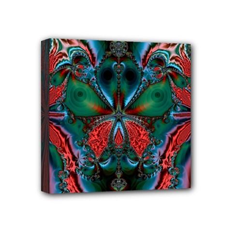 Abstract Art Fractal Artwork Mini Canvas 4  X 4  (stretched) by Pakrebo