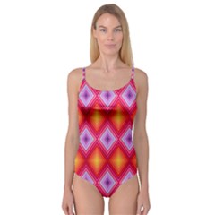 Texture Surface Orange Pink Camisole Leotard  by Mariart