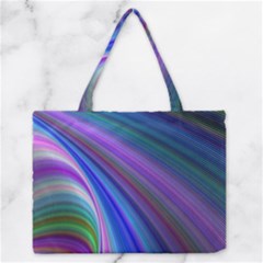 Background Abstract Curves Zipper Medium Tote Bag by Bajindul