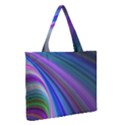 Background Abstract Curves Zipper Medium Tote Bag View2
