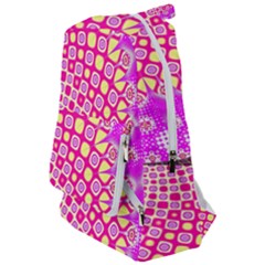 Digital Arts Fractals Futuristic Pink Travelers  Backpack by Pakrebo