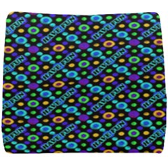 Have Fun Multicolored Text Pattern Seat Cushion by dflcprintsclothing