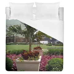 Columbus Commons In Late May  Duvet Cover (queen Size) by Riverwoman