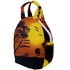 Digital Art Landscape Trees Artwork Travel Backpacks by Wegoenart