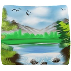 Digital Art Artwork Drawing Seat Cushion by Wegoenart