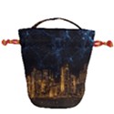 Architecture Buildings City Drawstring Bucket Bag View2