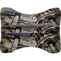 Building Architecture Columns Velour Seat Head Rest Cushion View2