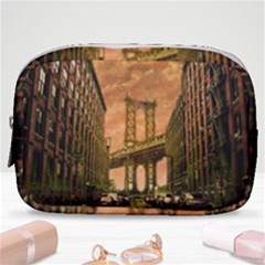 Architecture Buildings City Bridge Make Up Pouch (small) by Wegoenart