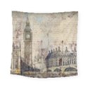 London Westminster Bridge Building Square Tapestry (Small) View1