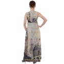 London Westminster Bridge Building Empire Waist Velour Maxi Dress View2