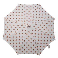 Cartoon Style Strawberry Pattern Hook Handle Umbrellas (large) by dflcprintsclothing