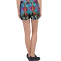 Background Sci Fi Fantasy Colorful Women s Velour Lounge Shorts View2