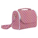 pink stripe & roses Satchel Shoulder Bag View2