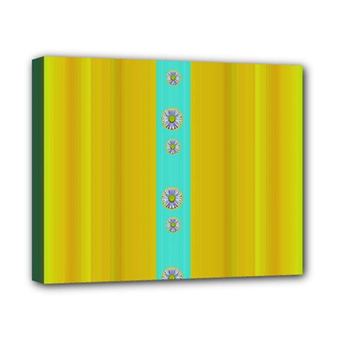 Colors And Flowers Canvas 10  X 8  (stretched) by pepitasart