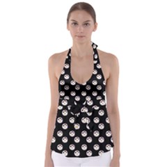 English Breakfast Black Babydoll Tankini Top by snowwhitegirl