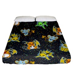 Electric Love  Fitted Sheet (queen Size) by Mezalola