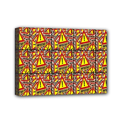 Important Mini Canvas 7  X 5  (stretched) by ArtworkByPatrick