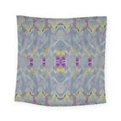 We Are Flower People In Bloom Square Tapestry (small) by pepitasart