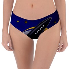 Science Fiction Sci Fi Sci Fi Logo Reversible Classic Bikini Bottoms by Pakrebo