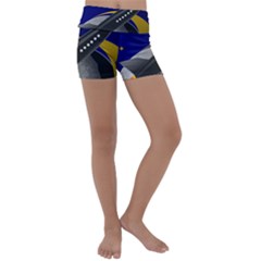 Science Fiction Sci Fi Sci Fi Logo Kids  Lightweight Velour Yoga Shorts by Pakrebo