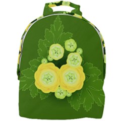 Buttercup Ranunculus Globe Flower Mini Full Print Backpack by Pakrebo