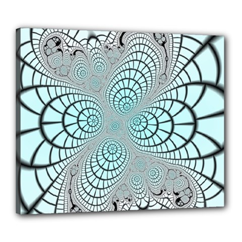 Digital Art Fractal Abstract Canvas 24  X 20  (stretched) by Pakrebo