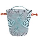 Digital Art Fractal Abstract Drawstring Bucket Bag View2