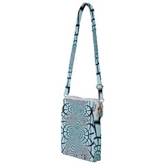 Digital Art Fractal Abstract Multi Function Travel Bag by Pakrebo