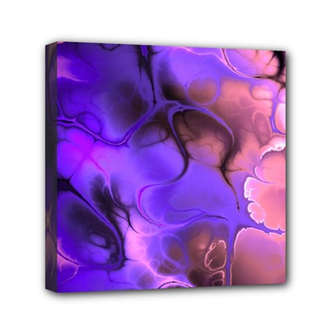 Fractal Flower Mini Canvas 6  X 6  (stretched) by Pakrebo