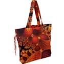 Leaf Autumn Nature Background Drawstring Tote Bag View2