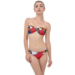 Design 9 Classic Bandeau Bikini Set by TajahOlsonDesigns