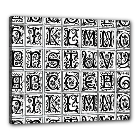 Abc 1 Canvas 24  X 20  (stretched) by ArtworkByPatrick