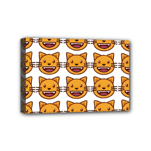 Cat Mini Canvas 6  X 4  (stretched) by ArtworkByPatrick