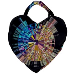 #art #illustration #drawing #infinitepainter #artist #sketch #mirrorart #jwildfire #mirrorlab #galle Giant Heart Shaped Tote by soulone