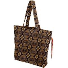Navajo 1 Drawstring Tote Bag by ArtworkByPatrick