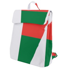 Madagascar Flag Map Geography Flap Top Backpack by Sapixe