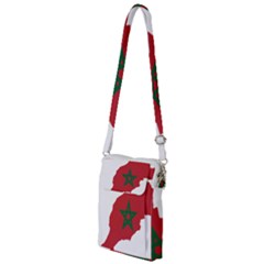 Morocco Flag Map Geography Outline Multi Function Travel Bag by Sapixe