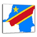 Democratic Republic Of The Congo Flag Canvas 24  x 20  (Stretched) View1
