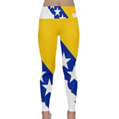 Bosnia And Herzegovina Country Lightweight Velour Classic Yoga Leggings by Sapixe