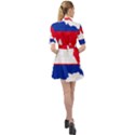 Borders Country Flag Geography Map Belted Shirt Dress View2