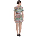 3d stripes texture                              Crop Top and Shorts Co-Ord Set View2