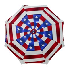America Usa United States Flag Golf Umbrellas by Sapixe