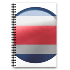 Costa Rica Flag Country Symbol 5 5  X 8 5  Notebook by Sapixe