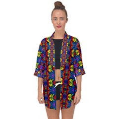 D 2 Open Front Chiffon Kimono by ArtworkByPatrick
