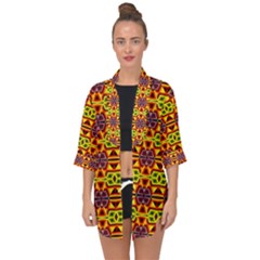 F 8 Open Front Chiffon Kimono by ArtworkByPatrick